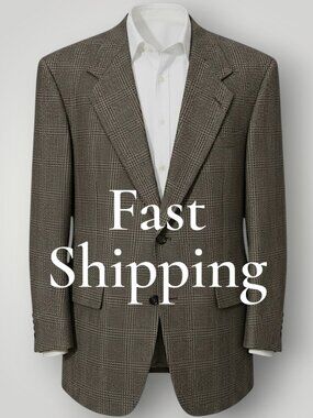 HART SHAFFNER MARX Vintage Mens Blazer Sport Coat 2 Button Suit Jacket Wool 42R